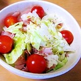 レタスと生ハムの簡単サラダ☆